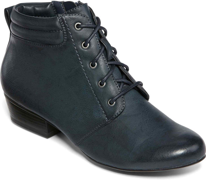 JCPenney YUU Yuu Tandem Lace-Up Booties - ShopStyle Boots