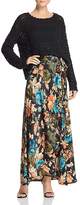 Thumbnail for your product : Band of Gypsies Peony Floral Maxi Skirt