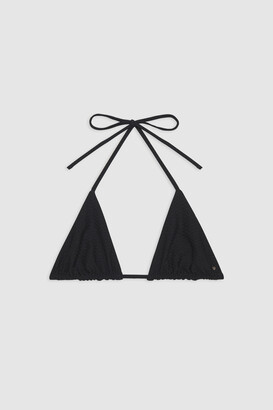 ANINE BING Amara Bikini Top in Black