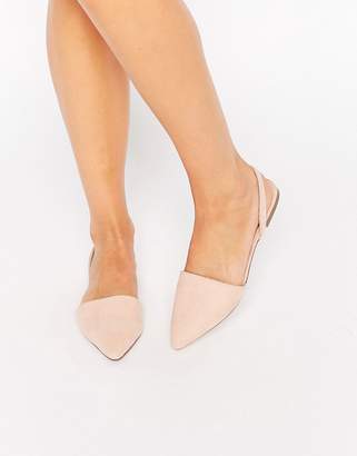 ASOS Lainey Pointed Sling Back Ballet Flats
