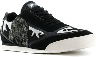 Just Cavalli patch sneakers
