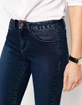Thumbnail for your product : ASOS 'Sculpt Me' Premium Jean in Bethany Dark Wash