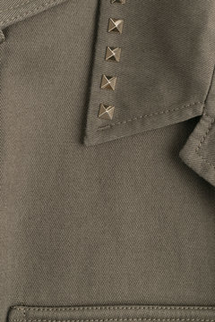 Valentino Rockstud Saharianna Cotton Jacket