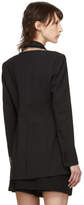 Thumbnail for your product : Alexander Wang Black Tailored Zipper Blazer