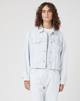 Thumbnail for your product : Jac and Mooki Women's White Denim jacket - Naomi Jacket