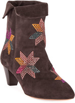 vail embroidered ankle boot