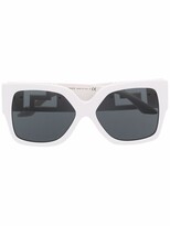 Thumbnail for your product : Versace Logo Square-Frame Sunglasses