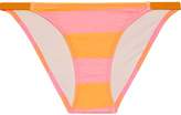 Thumbnail for your product : Solid & Striped The Morgan Striped Low-rise Bikini Briefs