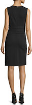 Thumbnail for your product : Diane von Furstenberg Evita Sleeveless Crepe Sheath Dress, Black