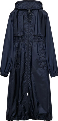 Prada Long Velour Duffle Coat - ShopStyle Prada Long Velour Duffle Coat - ShopStyle