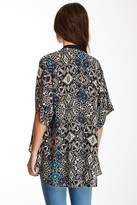 Thumbnail for your product : Romeo & Juliet Couture Printed Short Sleeve Kimono