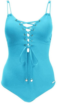 Sunseeker Lace Up Swimsuit