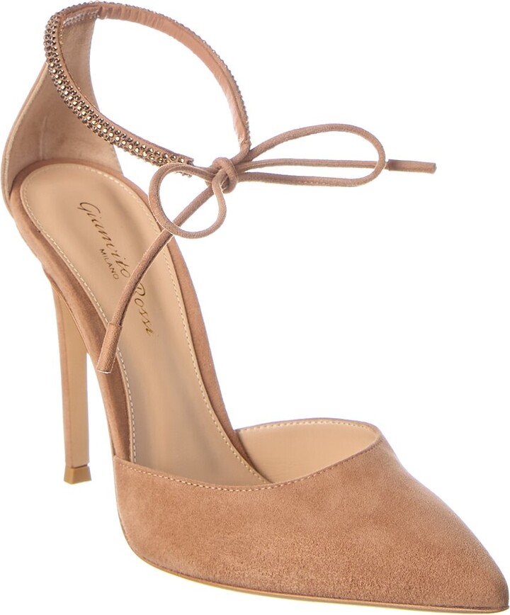 Gianvito Rossi Montecarlo D'Orsay 105 Suede Pump
