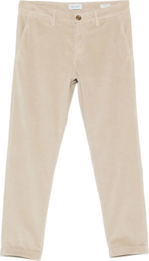 Re-Hash Mucha corduroy cuffed-hem chinos