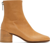 Thumbnail for your product : MM6 MAISON MARGIELA Tan Anatomic Ankle Boots