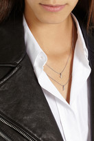 Thumbnail for your product : Tibi Maison Margiela Fine Jewelry Solitaire 18-karat white gold diamond necklace