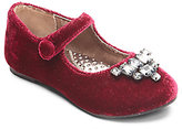 Thumbnail for your product : Cole Haan Toddler's Embellished Velvet Mary Jane Flats