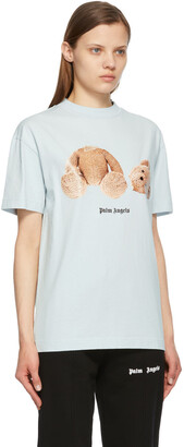 Palm Angels Blue PA Bear T-Shirt
