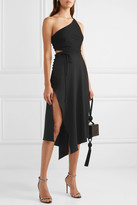 Thumbnail for your product : BURNETT NEW YORK One-shoulder Cutout Crepe Dress - Black