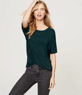 Thumbnail for your product : LOFT Dolman Boatneck Tee