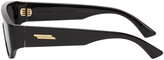Thumbnail for your product : Bottega Veneta Black & Gold Shield Sunglasses