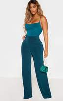 Thumbnail for your product : PrettyLittleThing Shape Charcoal Slinky Cowl Neck Bodysuit