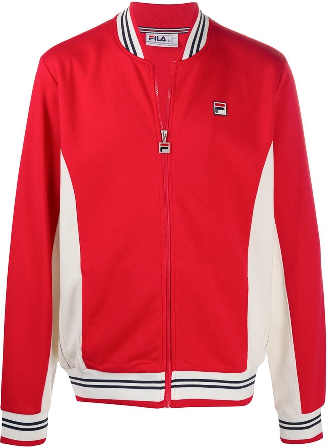 fila red and black jacket
