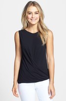 Thumbnail for your product : Vince Camuto Faux Wrap Sleeveless Top