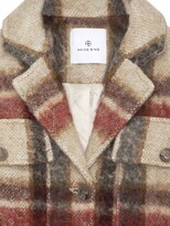 Thumbnail for your product : Anine Bing Check-Pattern Button-Fastening Jacket