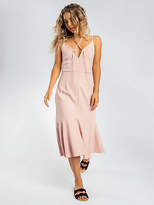 Thumbnail for your product : Lulu & Rose New & Rose Rose Sadie Lace Up Dress In Nude Womens Dresses