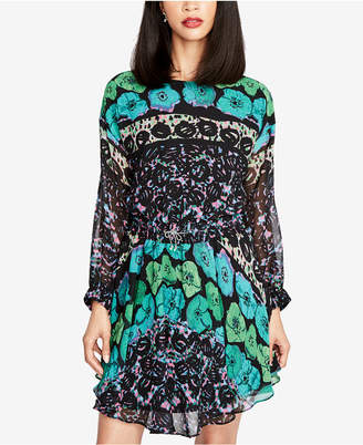 Rachel Roy Printed Shirttail-Hem Dress, Created for Macy's