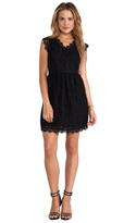 Thumbnail for your product : MM Couture by Miss Me Cap Sleeve Allover Lace Dress