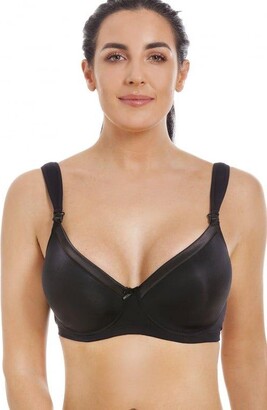 Camille Satin Moulded Cup Underwired Nursing Bra - ShopStyle