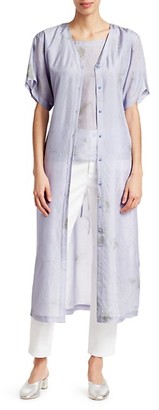 eileen fisher silk shift dress