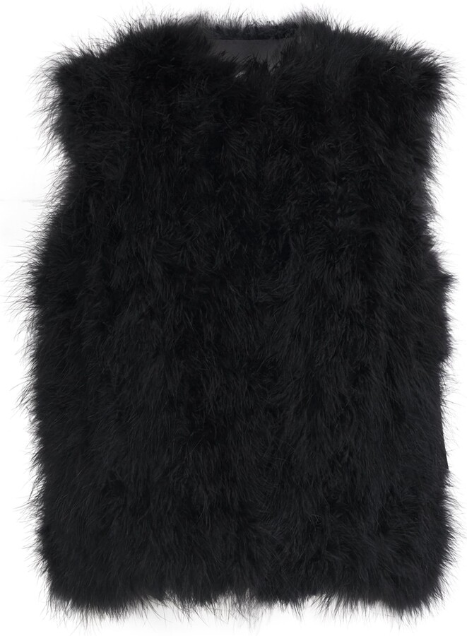Yves Salomon Feather Gilet