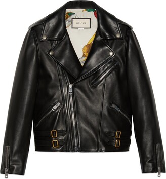 Gucci Plongé leather biker jacket
