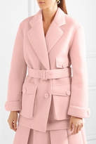 Thumbnail for your product : Simone Rocha Belted Scuba-mesh Jacket - Pastel pink