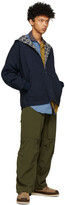 Thumbnail for your product : Beams Khaki Military Zip Trousers