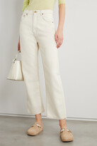 Thumbnail for your product : B Sides Plein High-rise Straight-leg Jeans - Ecru
