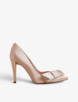 Thumbnail for your product : Ted Baker Daysii pointed-toe satin courts