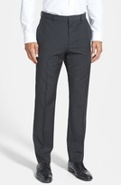 Thumbnail for your product : HUGO 'Hamen' Flat Front Wool Trousers