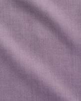 Thumbnail for your product : Extra Slim Fit Spread Collar Non-Iron Twill Dark Purple Cotton Dress Shirt French Cuff Size 15/35 by Charles Tyrwhitt