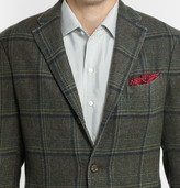 Thumbnail for your product : Boglioli Unstructured Wool-Blend Prince of Wales Check Blazer