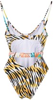 Thumbnail for your product : Reina Olga Loren tiger print swimsuit