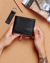 Thumbnail for your product : Original Penguin Wallet And Keychain Set In Black