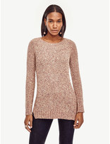 Thumbnail for your product : Ann Taylor Marled Crew Neck Tunic Sweater