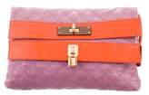 Thumbnail for your product : Marc Jacobs Quilted Leather Double Flap Clutch