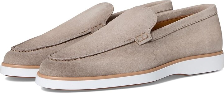 Magnanni Lourenco Men's Lace Up Wing Tip Shoes Bone Suede : 9 M