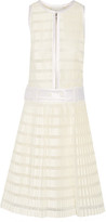 Thumbnail for your product : 3.1 Phillip Lim Twill-Trimmed Pleated Cotton-Blend Dress