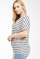 Thumbnail for your product : Forever 21 FOREVER 21+ Plus Size Striped Knit Top